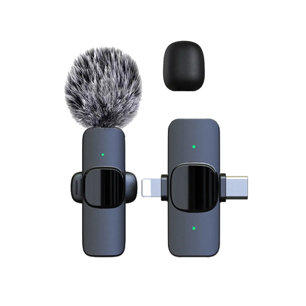 HITOZON 2.4G Wireless Lavalier Microphone for Smartphones - Android Plug-And-Play Lapel Mic, Omnidirectional Condenser for Video Recording, Podcasts, Multi-Device Audio Capture