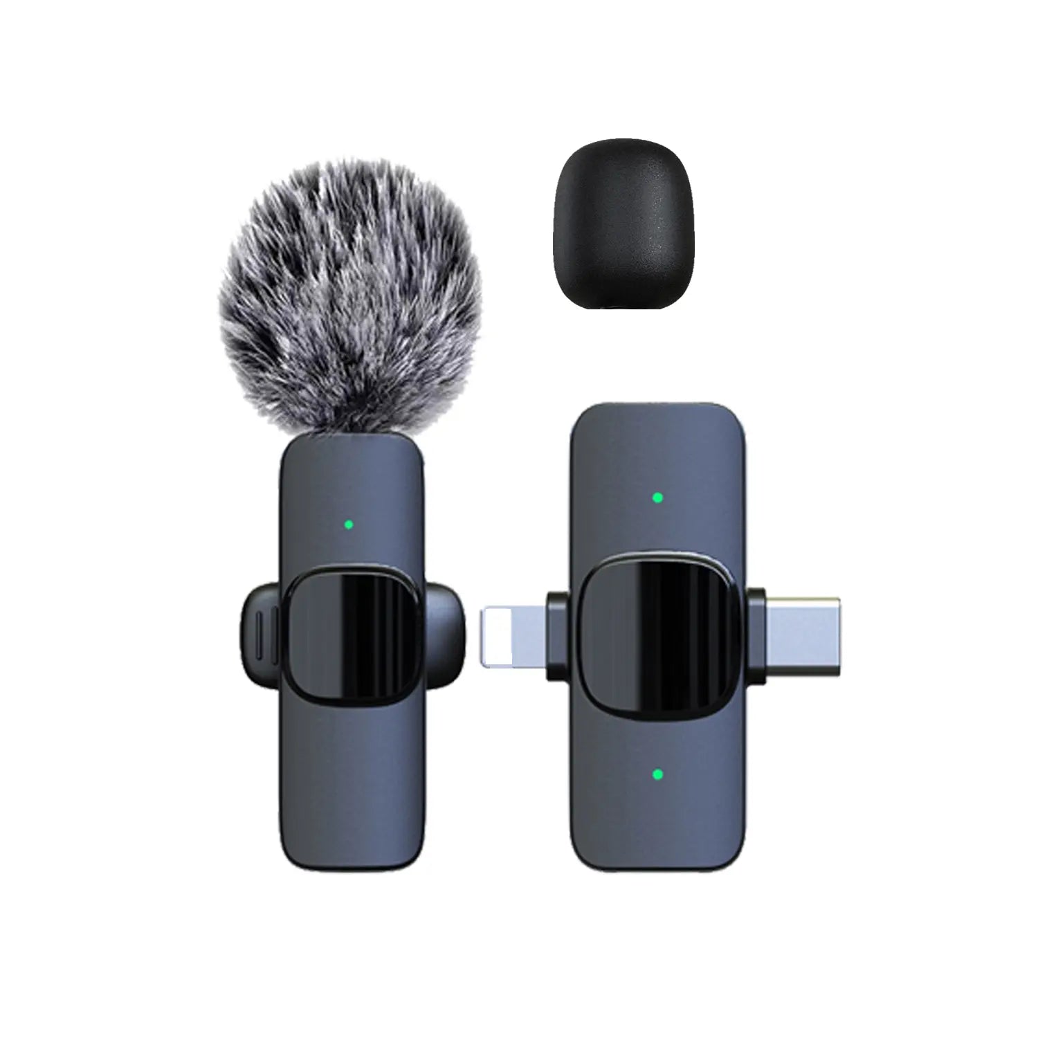 HITOZON 2.4G Wireless Lavalier Microphone for Smartphones - Android Plug-And-Play Lapel Mic, Omnidirectional Condenser for Video Recording, Podcasts, Multi-Device Audio Capture