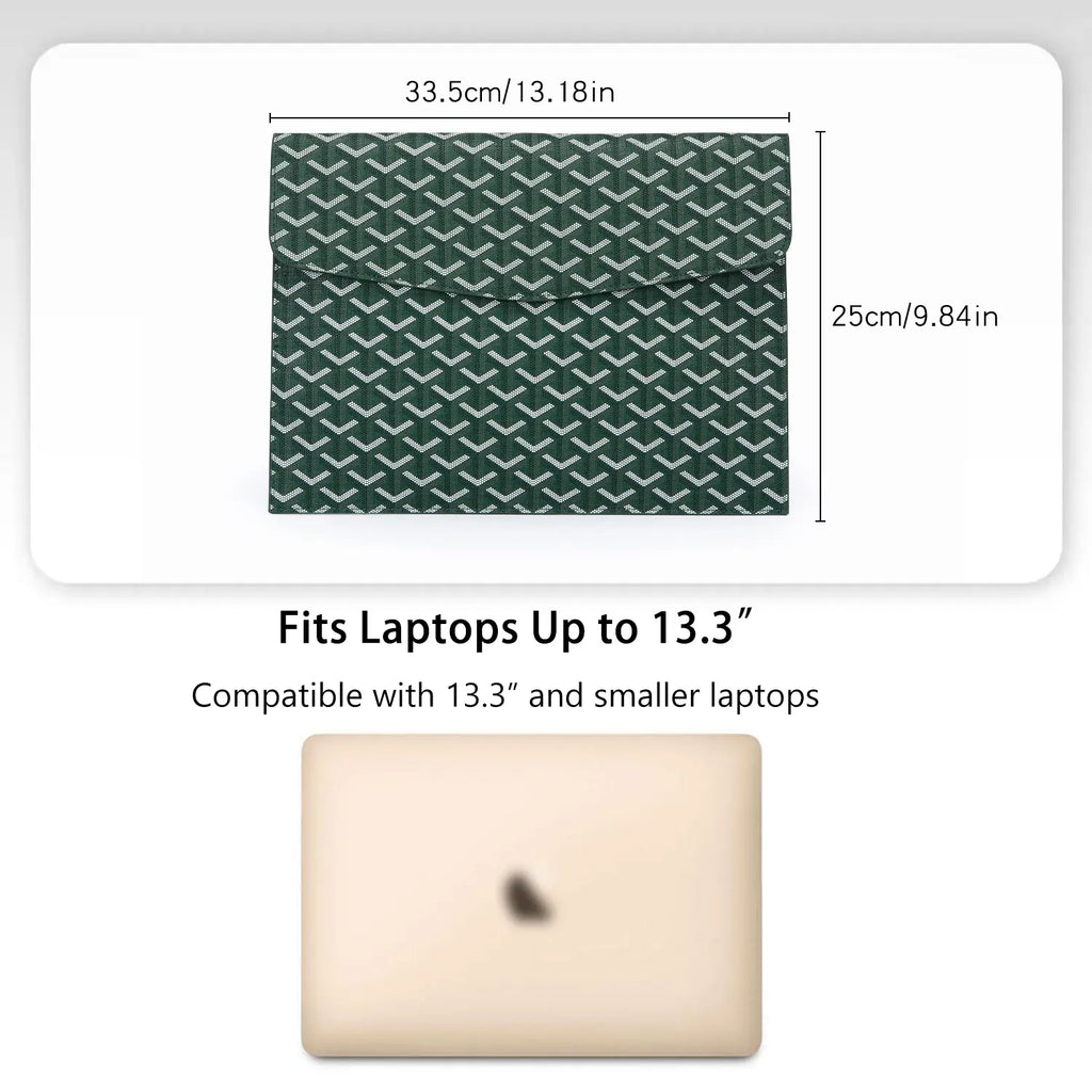 13 Inch Laptop Sleeve Padfolio Document Organizer Fits A4 Paper for Macbook Ipad Tablet Magnetic Closure Slim Scratch-Resistant for Office School Gift for Students Professionals Tiktokshopspringglowup