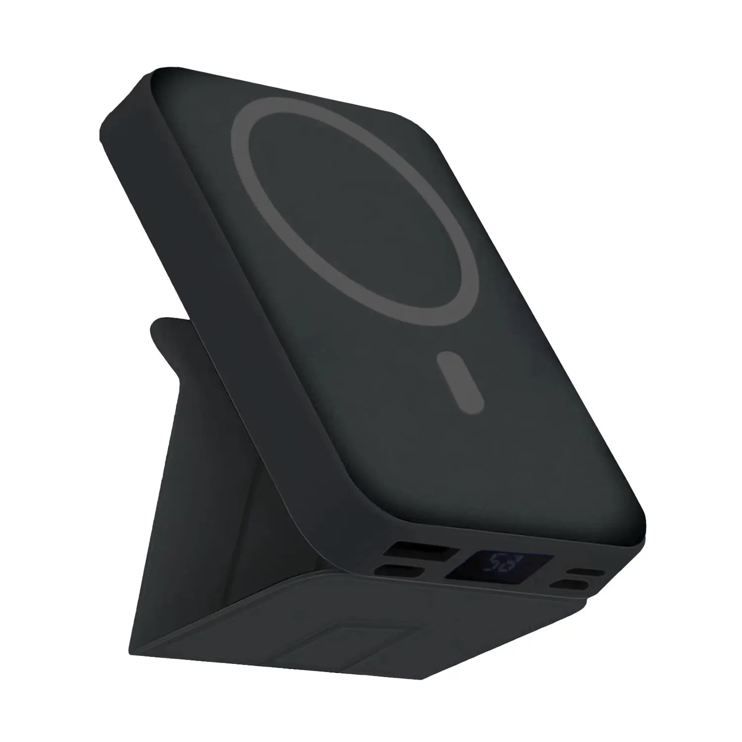 VIL Magnetic Wireless Power Bank, 10000Mah 22.5W PD Fast Charging, LED Display Stand, Mag-Safe Compatible Mobile Tech Accessories, High-Capacity Rechargeable Magnetic Phone Charger for Iphone 17 16 15 14 13 12 & Other Devices