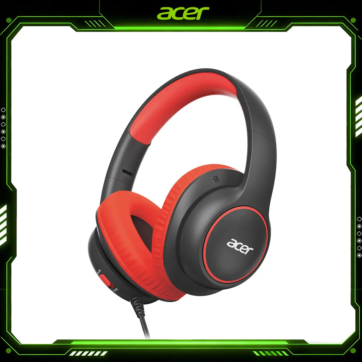 Acer OHR702 Kids Bluetooth Headphones, over Ear Headphone for Kids with Mic, 75H Playtime, 85Dba Safe Volume, Bluetooth 6.0, USB C Fast Charging, Toddler Headphones for Ipad/Tablet/Travel/School-Purple Green Summervibes