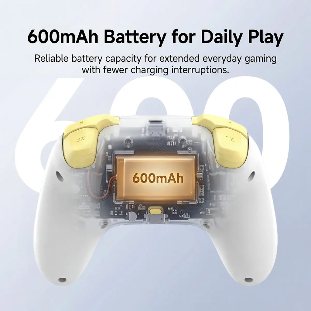 AOLION ROCOCO Wireless Bluetooth Controller Compatible with Switch, Gamepad for PC, Mobile & Tablet, Ergonomic Grip, Rechargeable, Summervibes