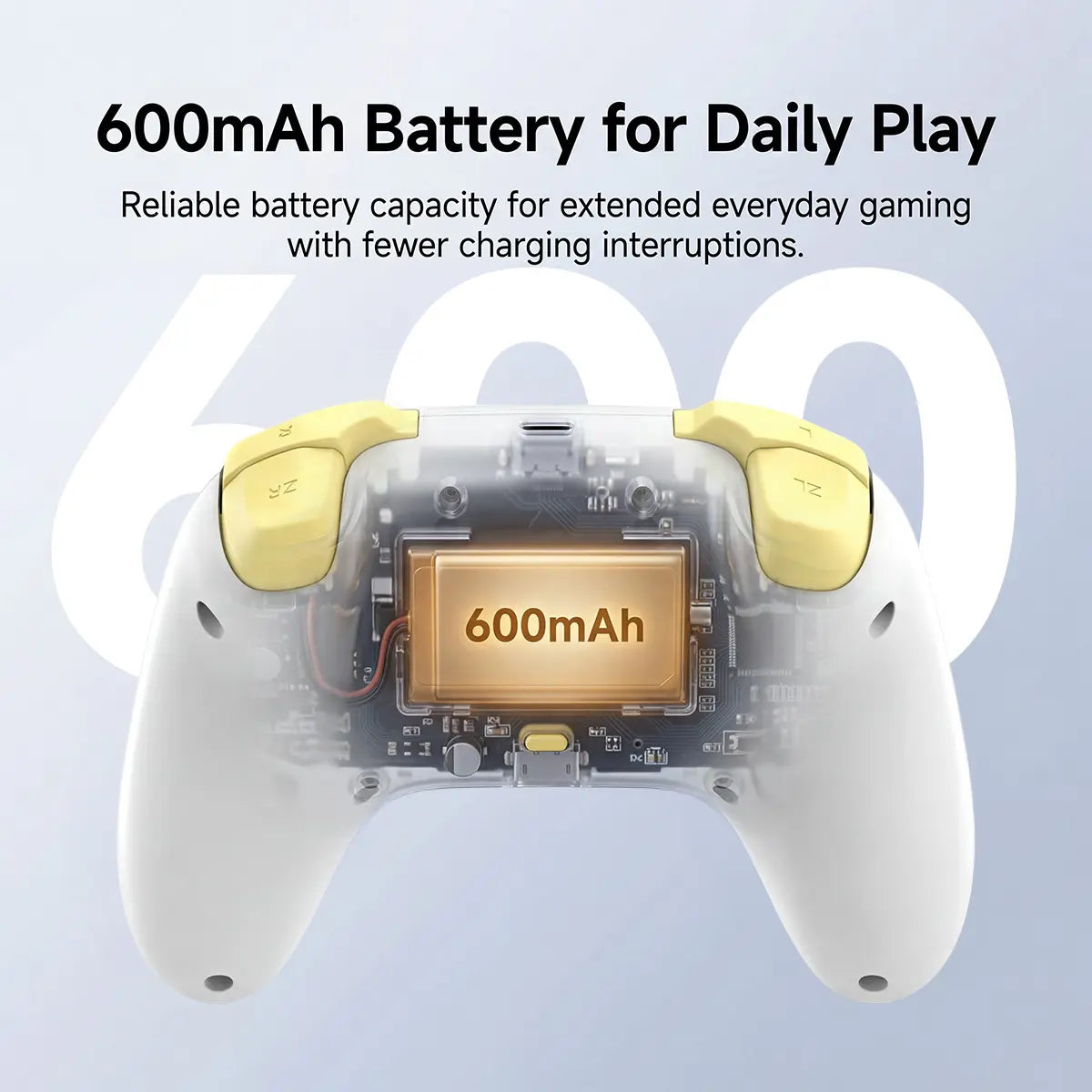 AOLION ROCOCO Wireless Bluetooth Controller Compatible with Switch, Gamepad for PC, Mobile & Tablet, Ergonomic Grip, Rechargeable, Summervibes