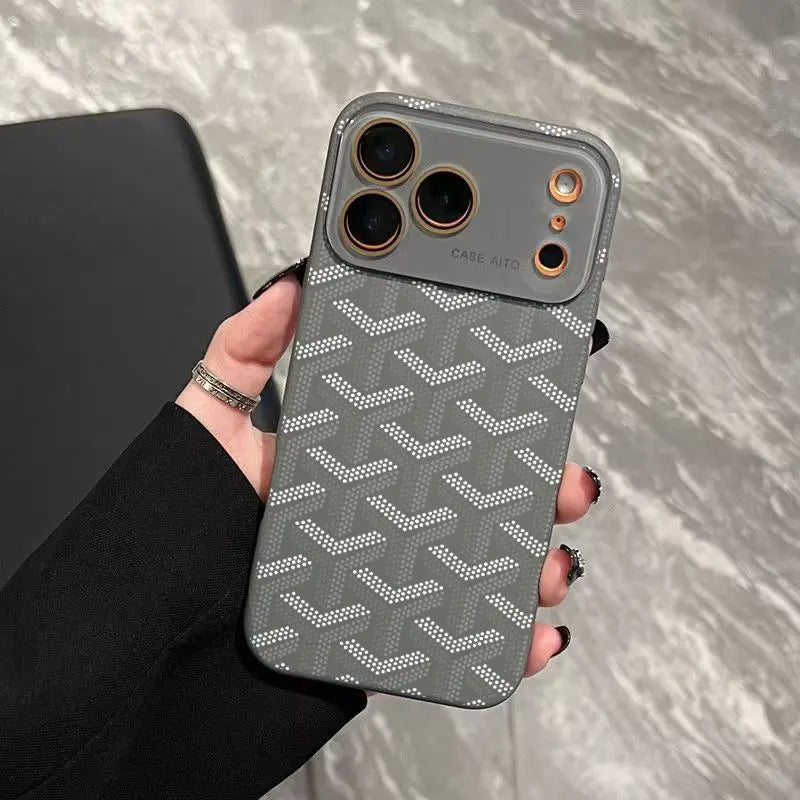 Y-Letter Monogram Pattern Phone Case Made from Scratch-Resistant Scratches & Damage Combining Premium Durability with a Stylish Functional Design Pocket-Friendly Profilefor Iphone 17 16 15 14 13 12