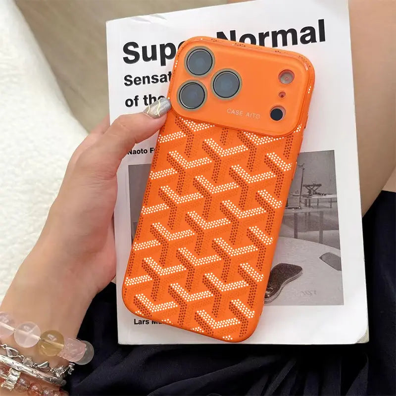 Y-Letter Monogram Pattern Phone Case Made from Scratch-Resistant Scratches & Damage Combining Premium Durability with a Stylish Functional Design Pocket-Friendly Profilefor Iphone 17 16 15 14 13 12