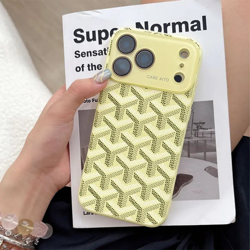 Y-Letter Monogram Pattern Phone Case Made from Scratch-Resistant Scratches & Damage Combining Premium Durability with a Stylish Functional Design Pocket-Friendly Profilefor Iphone 17 16 15 14 13 12
