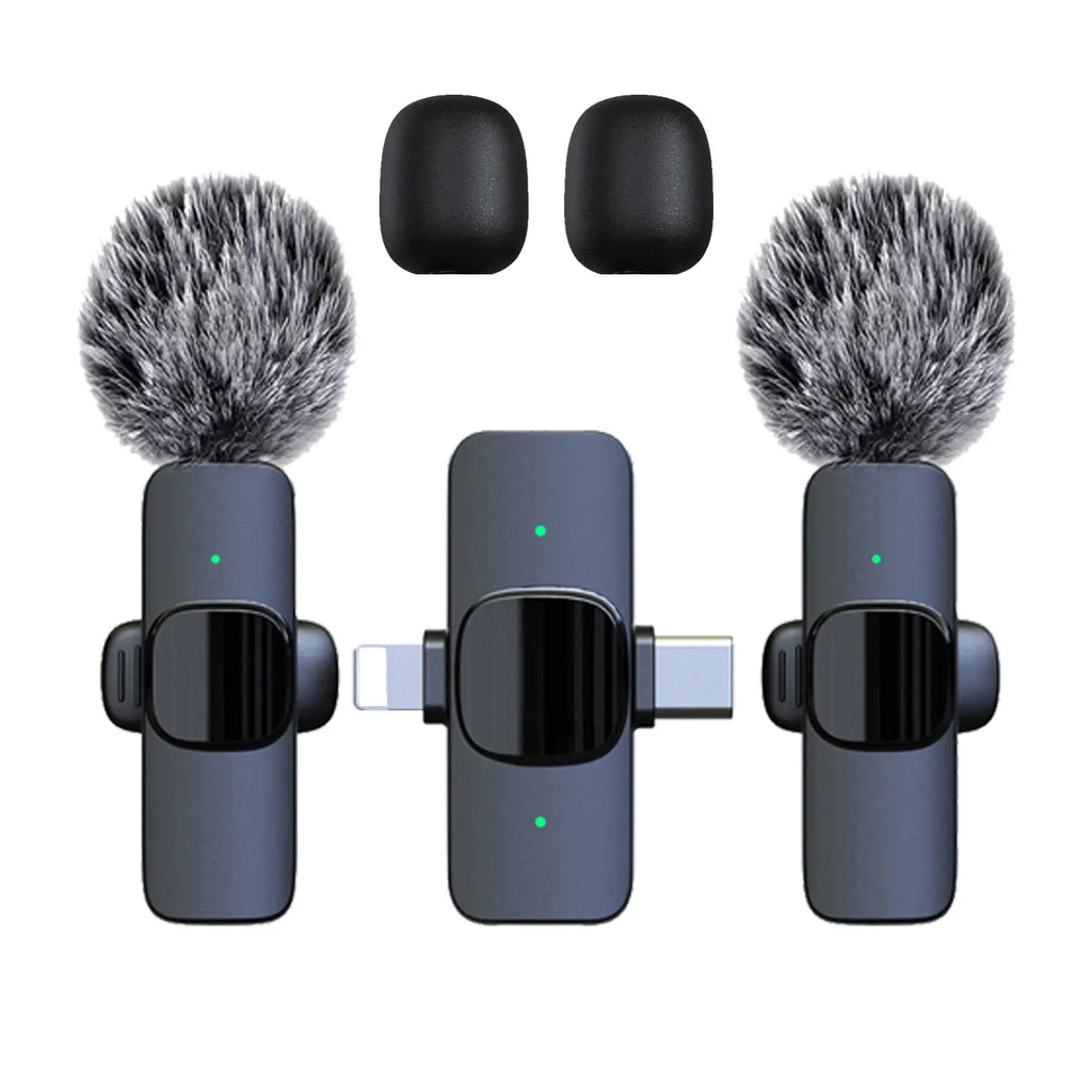 HITOZON 2.4G Wireless Lavalier Microphone for Smartphones - Android Plug-And-Play Lapel Mic, Omnidirectional Condenser for Video Recording, Podcasts, Multi-Device Audio Capture