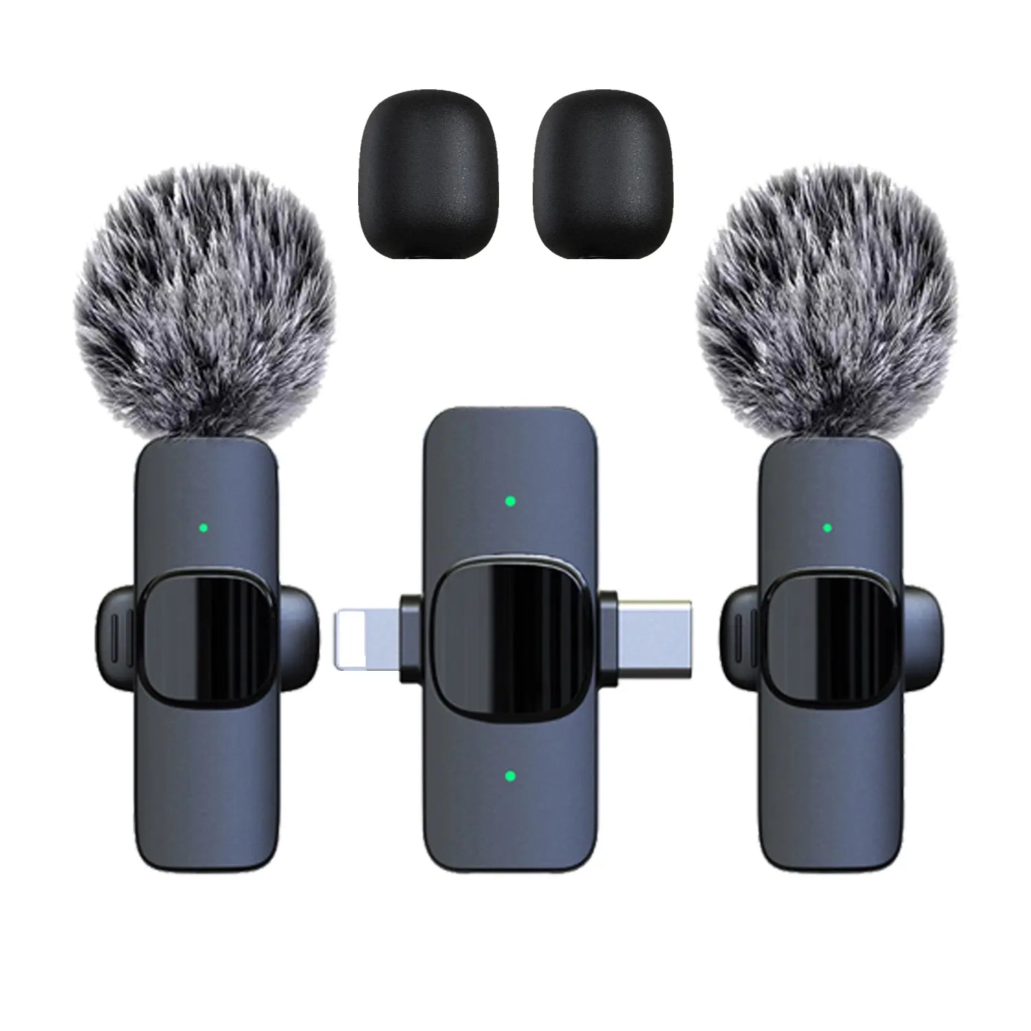 HITOZON 2.4G Wireless Lavalier Microphone for Smartphones - Android Plug-And-Play Lapel Mic, Omnidirectional Condenser for Video Recording, Podcasts, Multi-Device Audio Capture